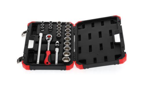 GEDORE R69013024 SteckschlĂŒssel-Satz 1/2" 10-32mm 24-teilig