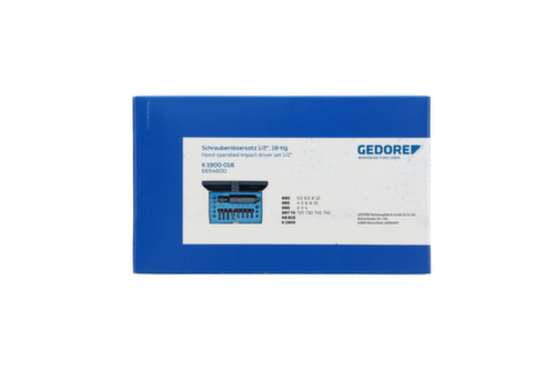 GEDORE K 1900-018 Schraubenlösersatz 1/2"