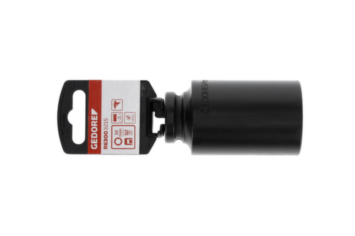 GEDORE R63003215 Kraftschraubereinsatz 1/2" 6-kant 32 mm LĂ€nge 78 mm
