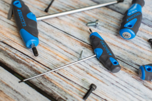 GEDORE DT 2142 5 Winkelschraubendreher mit 2K-T-Griff 5 mm