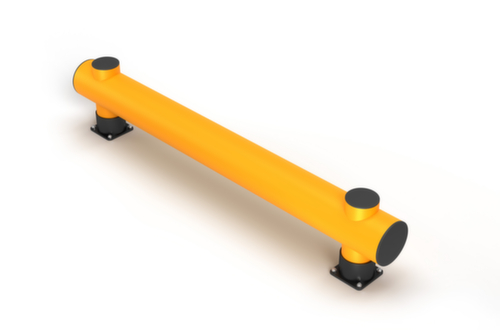 a.m.p.e.r.e. Rammschutz-Barriere Rack Mammut®, Einzelplanke, Länge 10000 mm