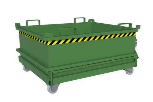 Bauer Mini-Klappbodenbehälter MSB 400 in RAL6011 Resedagrün