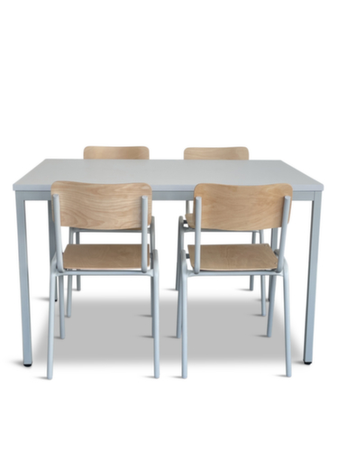 Kantinenset, Dekor natur/grau