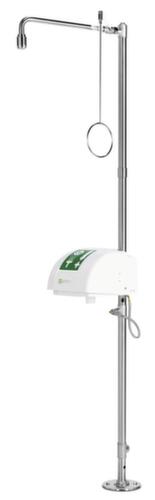 B-Safety Körper- und Augendusche mit Becken mit Abdeckung