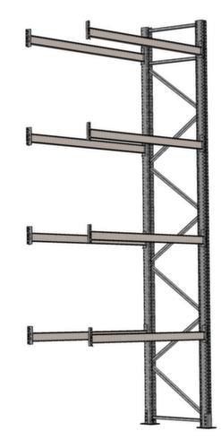 SCHULTE Palettenregal für 10 Paletten, 1950 mm breit, 5 Lagerebenen