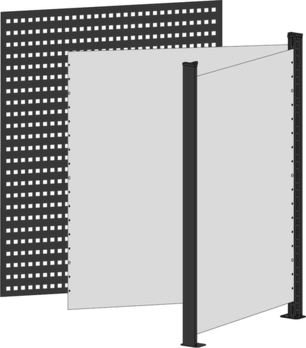 SCHULTE Theken-Set MULTIplus Eckmodul