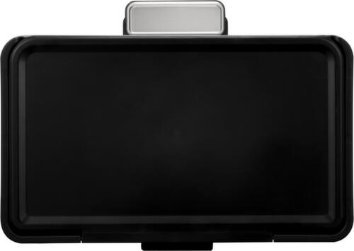 Tretabfallsammler EKO mit fingerabdruckfester Beschichtung, Inhalt 3 x 9 l