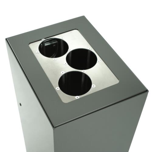 Wertstoffsammler, 60 l, dunkelgrau