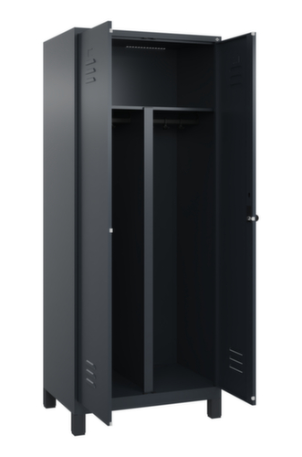 C+P PSA-Spind Classic Plus für Schwarz-Weiß-Trennung, Abteilbreite 400 mm