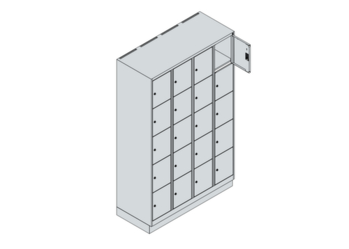 C+P SchlieĂfachschrank Classic Plus, 20 FĂ€cher