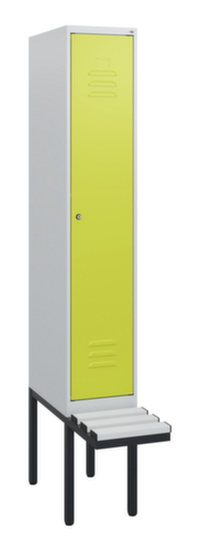 C+P Spind Classic Plus mit Sitzbank, Abteilbreite 300 mm