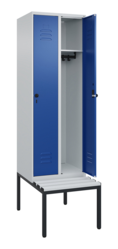 C+P Spind Classic Plus mit Sitzbank, Abteilbreite 300 mm