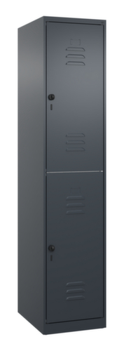 C+P Doppelstöckiger Spind Classic Plus, Abteilbreite 400 mm