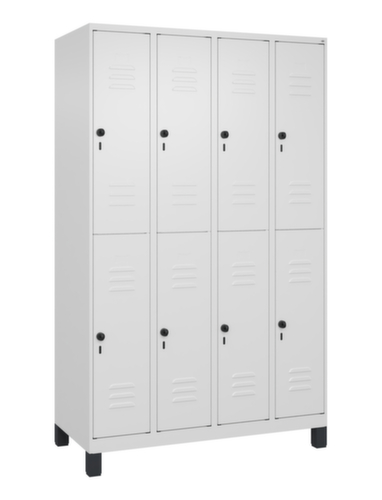 C+P Doppelstöckiger Spind Classic Plus, Abteilbreite 300 mm