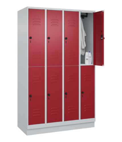 C+P Doppelstöckiger Spind Classic Plus, Abteilbreite 300 mm