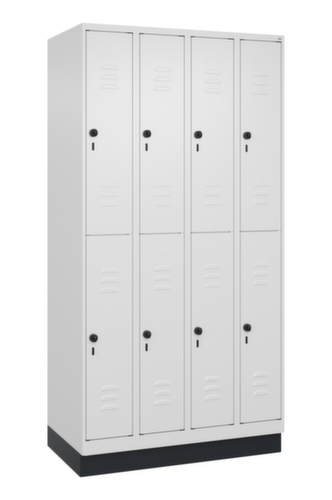C+P Doppelstöckiger Spind Classic Plus, Abteilbreite 250 mm