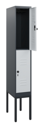 C+P Doppelstöckiger Spind Classic Plus, Abteilbreite 300 mm