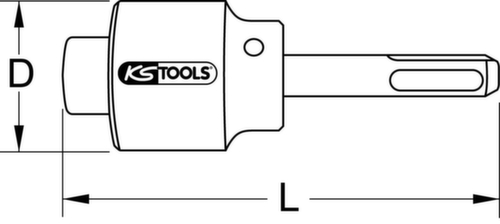 KS Tools 1/2" Hahnverlängerungsfräser