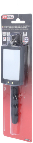 KS Tools Flexibler Inspektions-Spiegel mit Beleuchtung