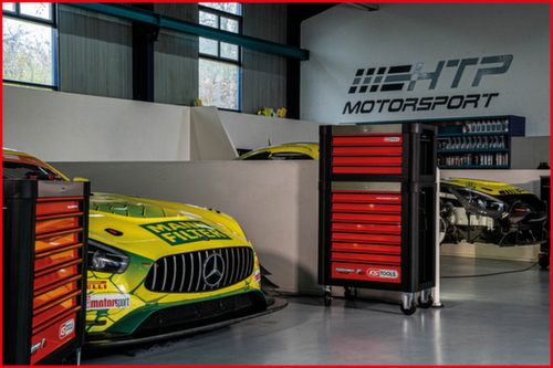 KS Tools Performanceplus Werkstattwagen-Satz P15 mit 338 Werkzeugen für 6 Schubladen