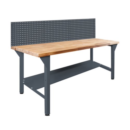 Werkbank, 1 Ablageboden, 1 Lochplatte