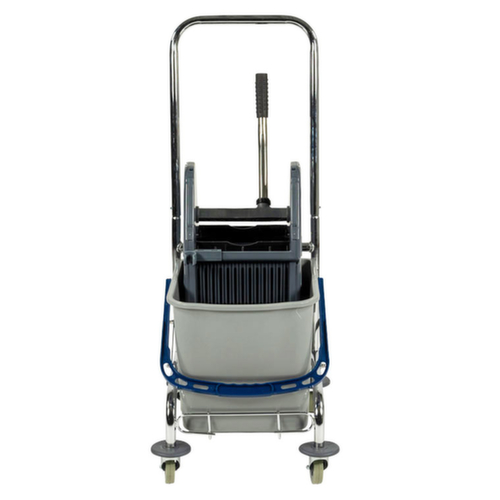 Universal-Nasswischwagen-Set, 1x27 l Eimer in grau/blau
