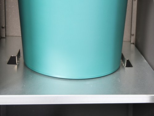 stumpf Abfallbehälter Binox Hybrid-Bio-80, 80 l, eisenglimmer