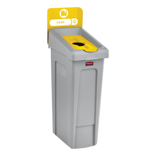 Rubbermaid Deckel Slim Jim® für Recycling-Station, gelb