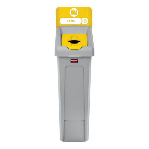 Rubbermaid Deckel Slim Jim® für Recycling-Station, gelb