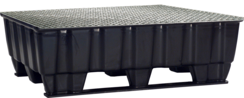 PE-Auffangwanne für 2x200-Liter-Fässer