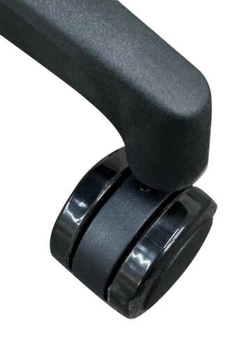 UDOBĂR BĂŒrodrehstuhl Iron mit Synchronmechanik, NetzrĂŒckenlehne mit RĂŒckentrĂ€ger, grau