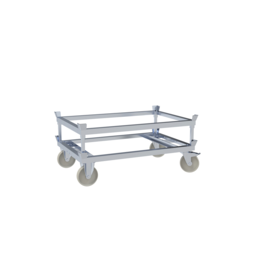 Paletten-Fahrgestell, Traglast 1200 kg, Ladeflächenlänge 1200 mm