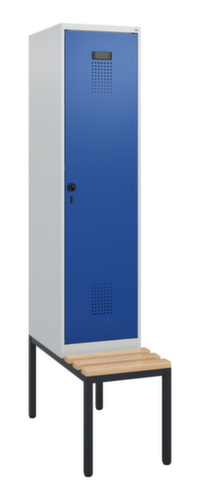 C+P Spind Evolo PLUS mit Sitzbank, Abteilbreite 400 mm