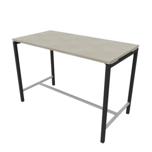 Quadrifoglio Stehtisch Creo für Besprechungen, Höhe x Breite x Tiefe 1070 x 1600 x 800 mm, Platte Beton
