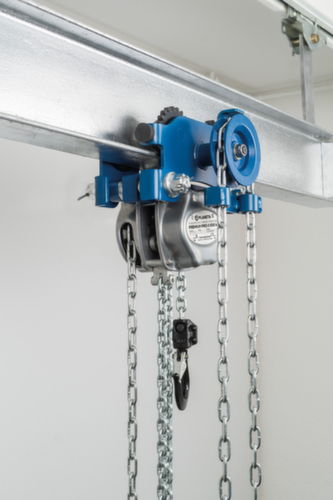 Kombikatze mit Haspelketten-Laufkatze