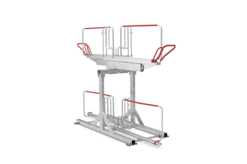WSM Fahrrad-Doppelstockparker BikeHub Economy