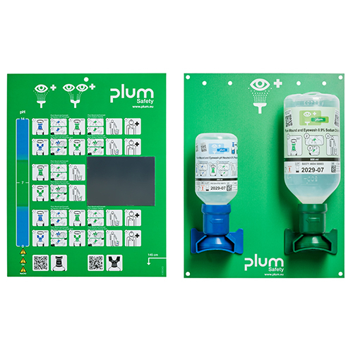 PLUM offene Spüllösungsstation für Augen, Haut und Wunden