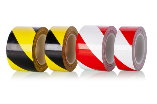 a.m.p.e.r.e. Bodenmarkierungsband TRAFFIC Tape Extra, rot/weiß