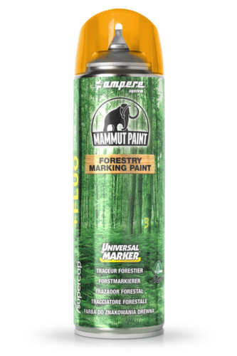 a.m.p.e.r.e. Markierfarbe Universal Marker für die Forstwirtschaft, orange fluo