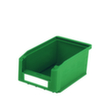 BITO Sichtlagerkasten hoch belastbar, grün, Tiefe 160 mm, Polypropylen
