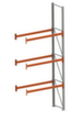 META Palettenregal MULTIPAL für 4 Paletten, 1825 mm breit, 4 Lagerebenen
