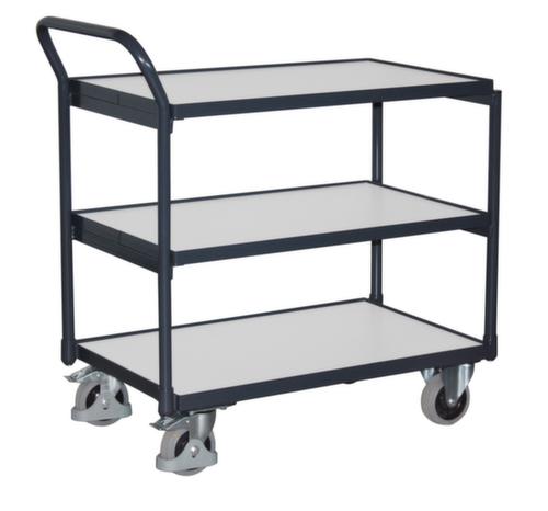 VARIOfit Chariot à plateaux ESD 985x595 mm, force 250 kg, 3 plateaux