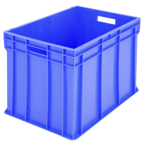 BITO Bac gerbable norme Europe, bleu, capacité 82 l