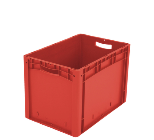 BITO Bac gerbable norme Europe, rouge, capacité 82 l