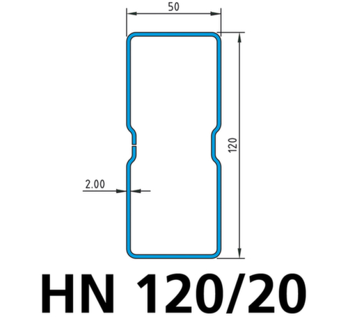 META Traverses longitudinales MULTIPAL pour rayonnage à palettes
