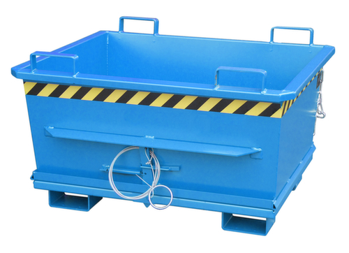 Bauer Benne à fond ouvrant en RAL 5012 bleu clair