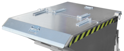 Bauer Couvercle à charnière en deux parties pour benne basculante