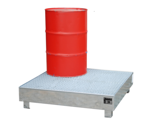 Bauer Bac de rétention pour fûts de 200 litres,pour fût 4 x 200 litres