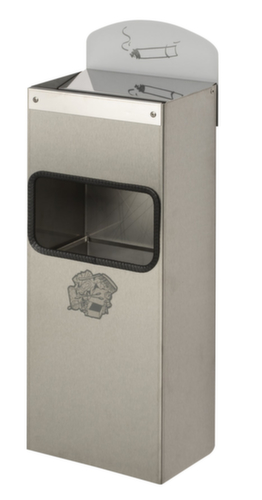 Cendrier combiné avec panneau arrière