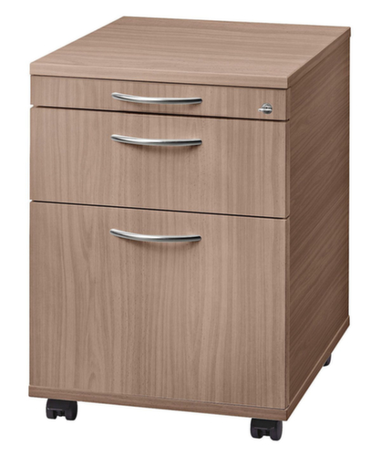 Caisson mobile Solid, 2 tiroir(s), noyer/noyer